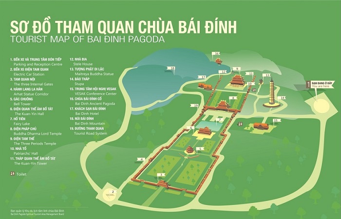 Bai Dinh Pagoda Map