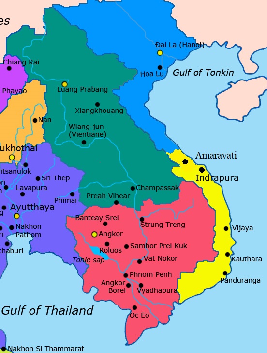 Champa Kingdom Map